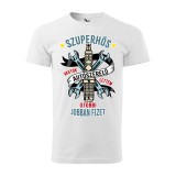 Zsona Dekor Póló Szuperhős vagyok autószerelő lettem mintával - Fehér