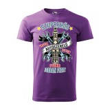 Zsona Dekor Póló Szuperhős vagyok autószerelő lettem mintával - Lila