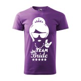 Zsona Dekor Póló Team bride mintával - Lila v3