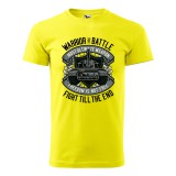 Zsona Dekor Póló Warrior of battle mintával - Sárga