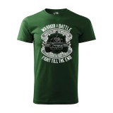 Zsona Dekor Póló Warrior of battle mintával - Zöld