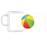 Zsona Dekor Porcelán bögre Ovis jellel Strand labda mintával