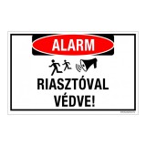 Zsona Dekor Riasztóval védve! Öntapadós matrica Öntapadós matrica 320x500 mm