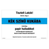 Zsona Dekor Szelektív hulladékgyűjtő papír Öntapadós matrica 160x250 mm