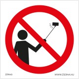 Zsona Dekor Szelfizni tilos! Öntapadós matrica 200x200 mm