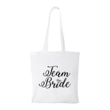 Zsona Dekor Team Bride - Bevásárló táska fehér v4