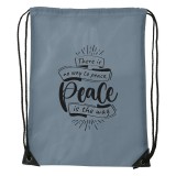 Zsona Dekor There is no way to peace - Sport táska szürke