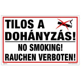 Zsona Dekor Tilos a dohányzás! Öntapadós matrica 320x500 mm