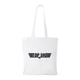 Zsona Dekor Top dad - Bevásárló táska fehér