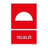 Zsona Dekor Tűzjelző Öntapadós matrica 160x100 mm