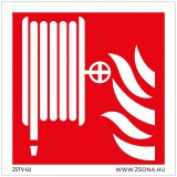 Zsona Dekor Tűzoltó tömlő Utánvilágító öntapadós matrica 100x100 mm