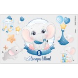 Zsona Dekor Vasalható 8 hónapos lettem-kisfiú minta