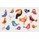 Zsona Dekor Vasalható állatos-madárkák matrica csomag