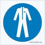 Zsona Dekor Védőruházat használata kötelező! Öntapadós matrica 100x100 mm