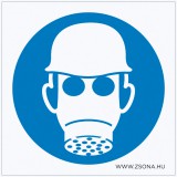 Zsona Dekor Védősisak és gázálarc használata kötelező! Öntapadós matrica 150x150 mm