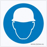 Zsona Dekor Védősisak használata kötelező! Öntapadós matrica 100x100 mm