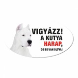 Zsona Dekor Vigyázz a kutya harap tábla műanyagból ARGENTIN DOG