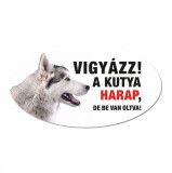 Zsona Dekor Vigyázz a kutya harap tábla műanyagból HUSKY