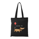 Zsona Dekor Walking time - Bevásárló táska fekete