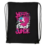Zsona Dekor Welcome to the jungle - Sport táska fekete