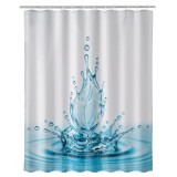 Zuhanyfüggöny - WATER FLOWER - Impregnált textil - 180x200