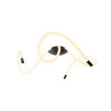 Zuma Line Balbo mennyezeti lámpa, fekete, 3000K melegfehér, Beépített LED, 1x42W, 3570 lm, ZU-20008-3X1BK