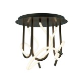 Zuma Line Balbo mennyezeti lámpa, fekete, 3000K melegfehér, Beépített LED, 1x45W, 3850 lm, ZU-2023573-BK