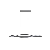 Zuma Line Domenico LED függeszték, fekete, 3000K melegfehér, Beépített LED, 1x30W, 3500 lm, ZU-MD3544-1-3BT