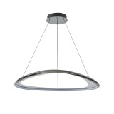 Zuma Line Getafe LED függeszték, fekete, 3000K melegfehér, Beépített LED, 1x57W, 6700 lm, ZU-MD3888-1L-3BCT