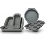 Zurrichberg 6 részes szénacél márvány bevonatú torta és sütőforma szett - ZBP-2048