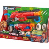 Zuru Xshot Dino Attack - Combo Pack szivacslövő fegyverek kiegészítőkkel