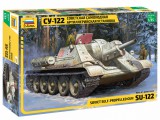 ZVEZDA SU-122 Self Propelled Gun makett 3691