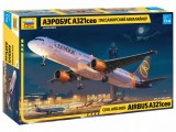 Zvezda Zvezda Airbus A321 CEO 1:144 makett repülő (7040)