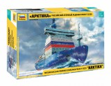 Zvezda Zvezda Arktika Russian Nuclear Icebreaker 1:350 makett hajó (9044)
