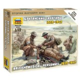 Zvezda Zvezda British Medic team makett figura 1:72 (6228)