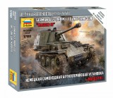 Zvezda Zvezda German Tank Destroyer Marder III 1:100 makett harcjármű (6282)