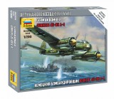 Zvezda Zvezda Ju-88 A4 1:200 makett repülő (6186)