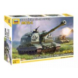 Zvezda Zvezda MSTA-S Self Propelled Howitzer 1:72 makett harcjármű (5045)