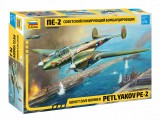 Zvezda Zvezda Petlyakov Pe-2 1:72 makett harcjármű (7283)