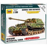 Zvezda Zvezda Sd.Kfz.184 Ferdinand Heavy Tank Destroyer 1:100 makett harcjármű (6195)