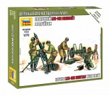 Zvezda Zvezda Soviet 120 mm Mortar with screw makett figura 1:72 (6147)