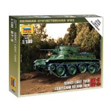 Zvezda Zvezda Soviet Light Tank BT-5 1:100 makett harcjármű (6129)