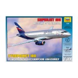 Zvezda Zvezda Sukhoi Superjet 100 1:72 makett repülő (7009)
