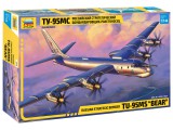 Zvezda Zvezda Tu-95 Soviet turboprop strategic bomber 1:144 makett repülő (7038)