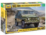 Zvezda Zvezda UAZ-469 Soviet 4WD 1:35 (3629) makett autó