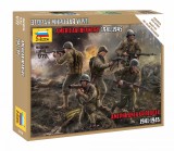 Zvezda Zvezda US Infantry WWII makett figura 1:35 (6278)