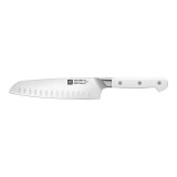ZWILLING Pro Le Blanc santoku kés, barázdált pengével (18 cm)