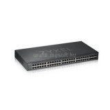 Zyxel 48port GbE LAN 4port Gbe combo RJ45/SFP L2 menedzselhető switch (GS1920-48V2-EU0101F)