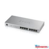 Zyxel GS1008HP-EU0101F 8xPoE+ GbE LAN port (60W) nem menedzselhető PoE+ Switch