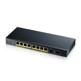 Zyxel GS1900-10HP Vezérelt L2 Gigabit Ethernet (10/100/1000) PoE) támogatás Fekete